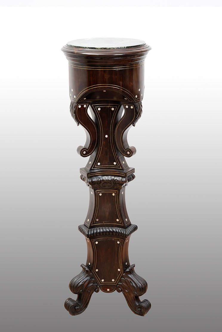 Antique Neapolitan Column From The Reign Of Louis Philippe, 19th Century