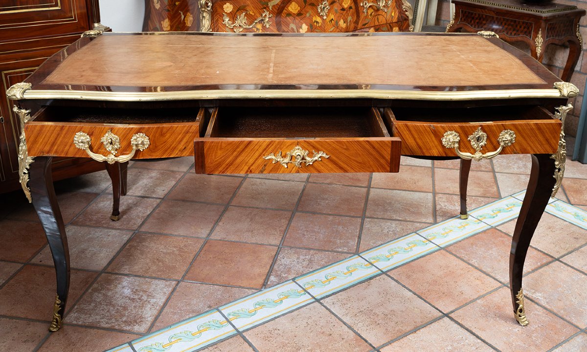 Bureau Plat ancienne France, XIXe siècle.-photo-2