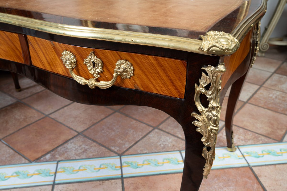 Bureau Plat ancienne France, XIXe siècle.-photo-4