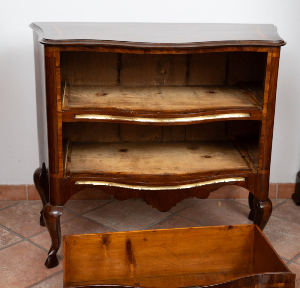Antique Sicilian Louis XIV Chest Of Drawers, 18th Century-photo-3