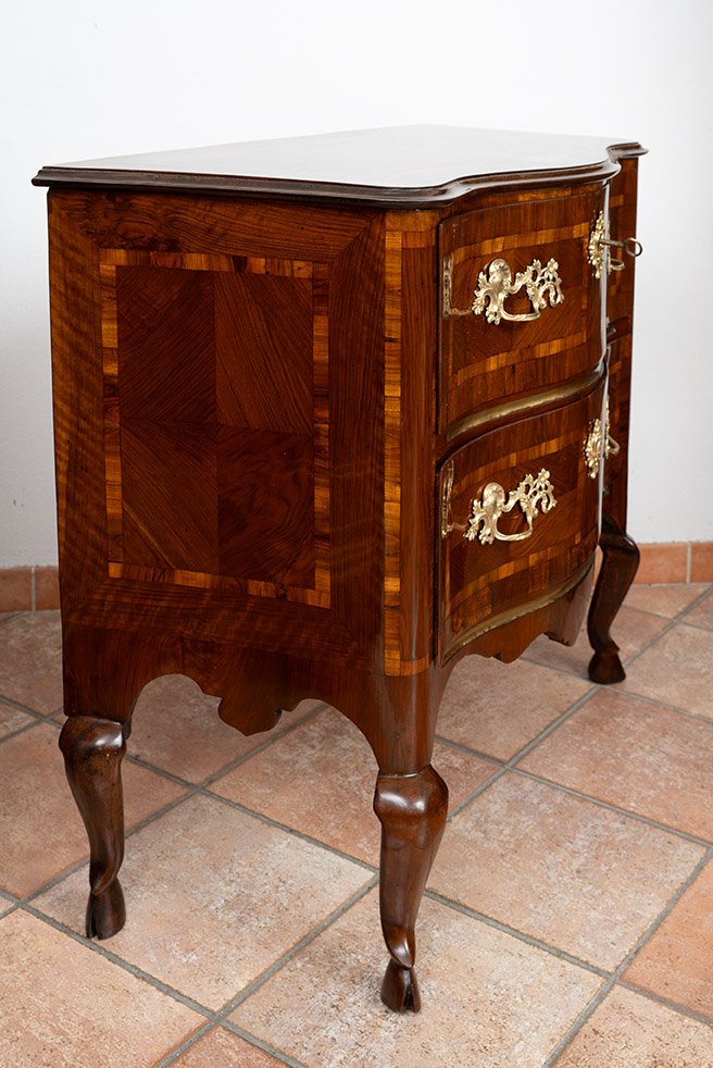 Antique Sicilian Louis XIV Chest Of Drawers, 18th Century-photo-4