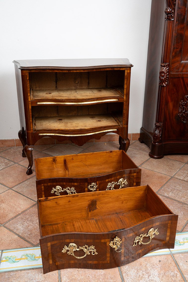 Antique Sicilian Louis XIV Chest Of Drawers, 18th Century-photo-4