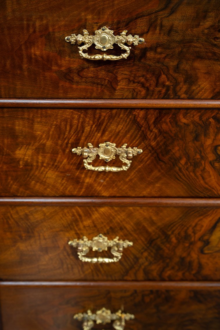 Commode Biedermeier ancienne, XIXe siècle.-photo-4