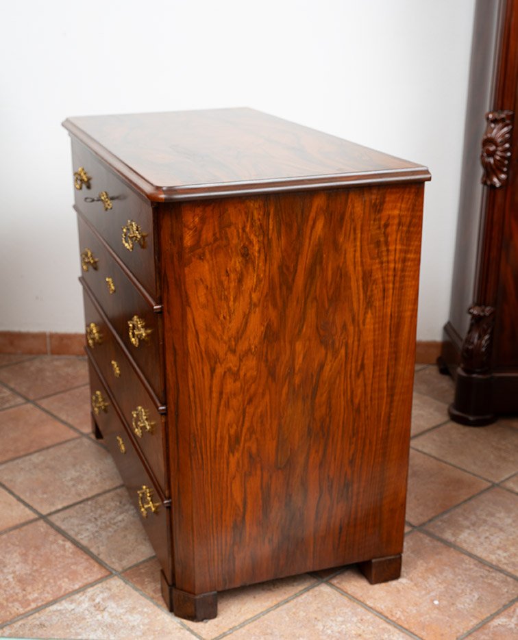 Commode Biedermeier ancienne, XIXe siècle.-photo-2