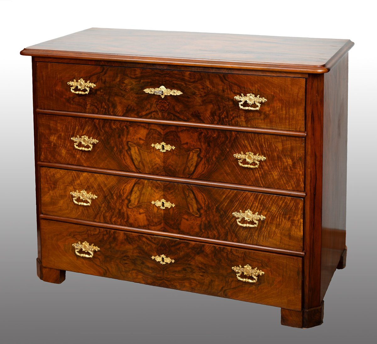Commode Biedermeier ancienne, XIXe siècle.