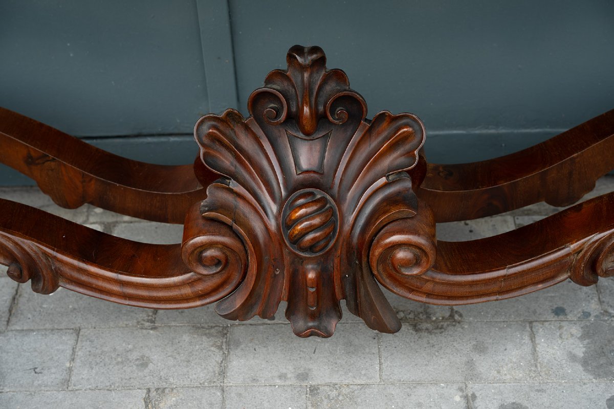 Antique Neapolitan Louis Philippe Console, 19th Century-photo-4