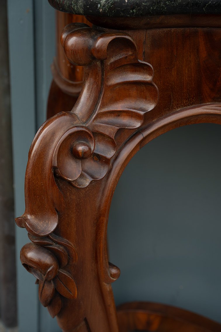 Antique Neapolitan Louis Philippe Console, 19th Century-photo-1