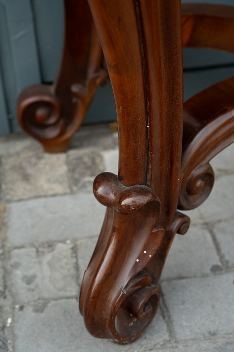 Antique Neapolitan Louis Philippe Console, 19th Century-photo-3