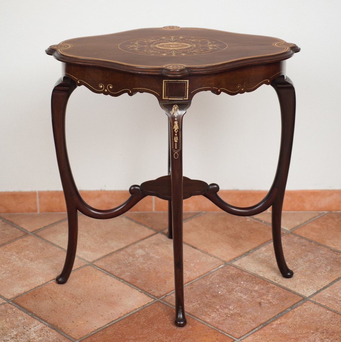 Small Old English Table From The 19th Century.-photo-7