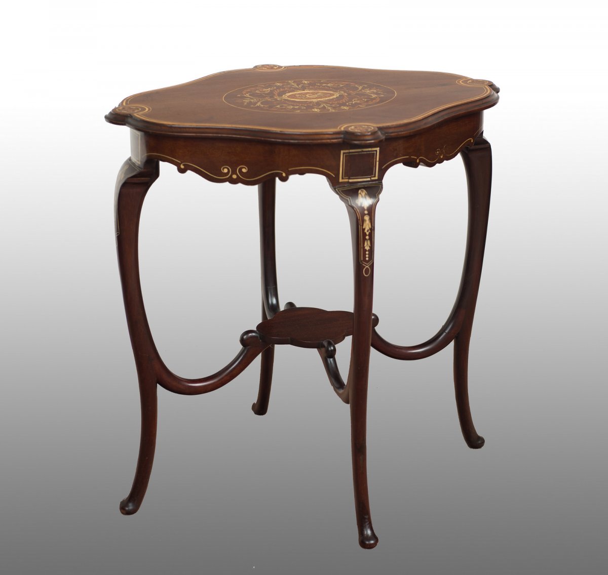 Small Old English Table From The 19th Century.