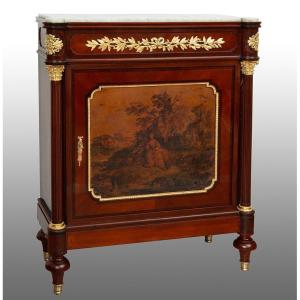 French Napoleon III Sideboard From The Second Half Of The 19th Century In The Manner Of “vernis