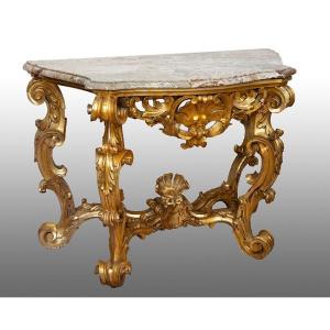 Console Louis XV Roman Period XVIII Century.