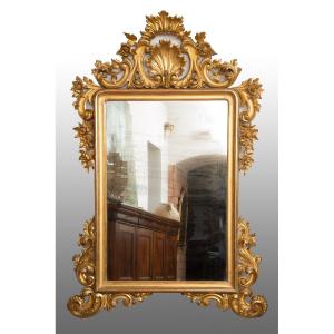 Miroir Ancien, époque 19ème Siècle. Naples