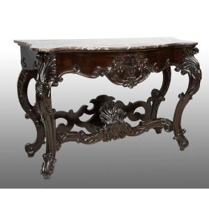 Antique Louis Philippe Neapolitan Console, 19th Century Period.