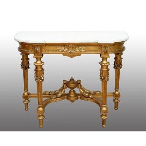 Console ancienne Napoléon III France 19ème siècle.