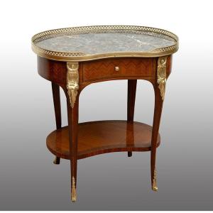 Table basse ancienne française du 19ème siècle.