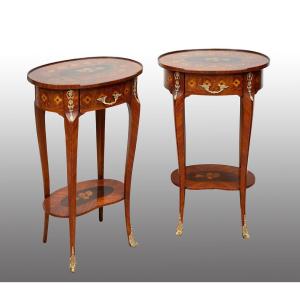 Paire de chevets anciens Napoléon, France, XIXe siècle.
