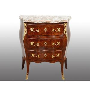 Antique Napoleon III Chest Of Drawers, France, 19th Century.