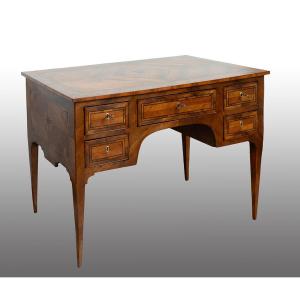 Bureau napolitain Louis XVI ancien du XVIIIe siècle.