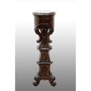 Antique Neapolitan Column From The Reign Of Louis Philippe, 19th Century