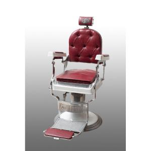 Barber Chair (armchair) In Chrome Steel From The 60s. Naples
