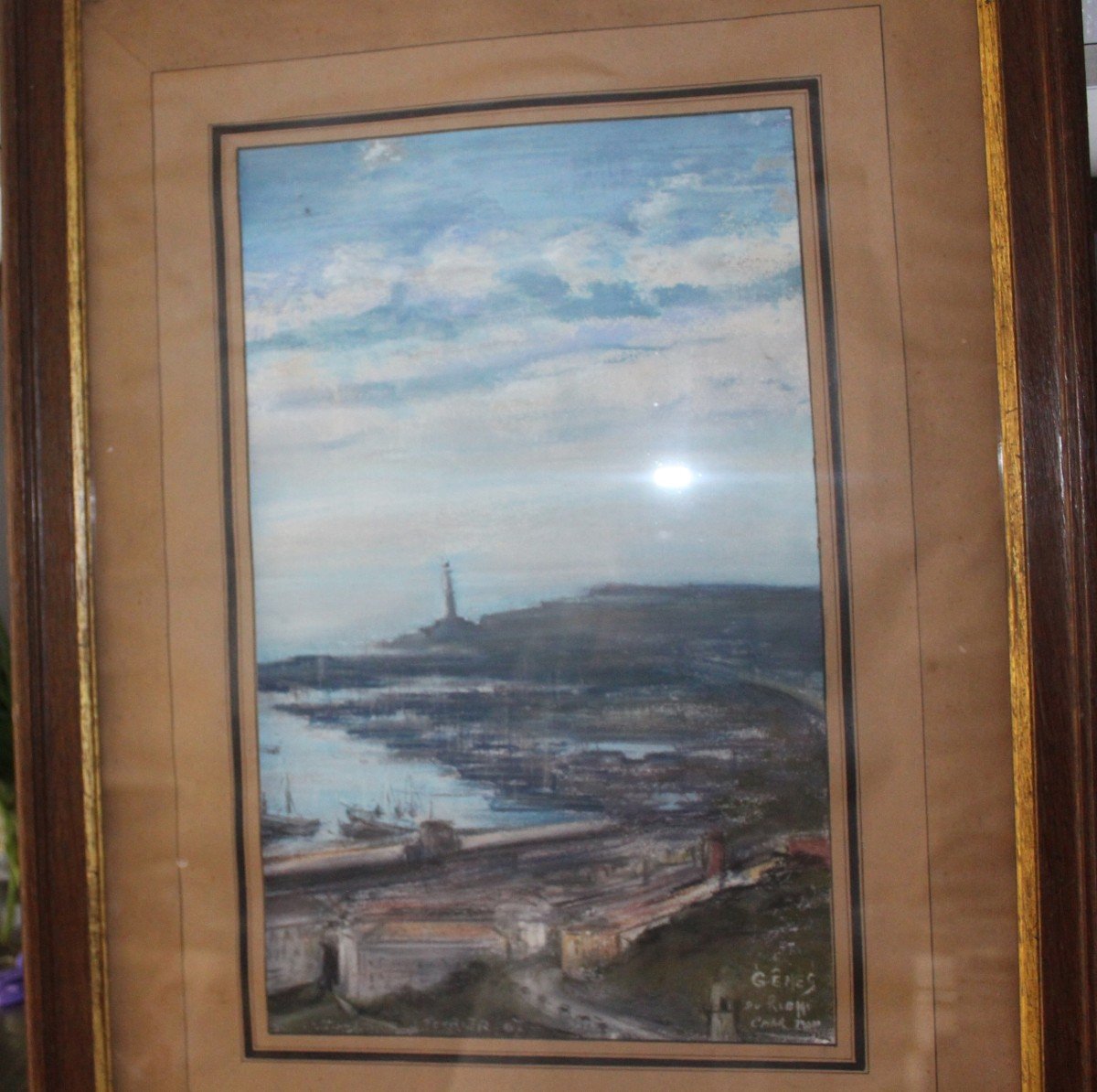 Watercolor Drawing On Paper  French School 19th Century)-photo-2