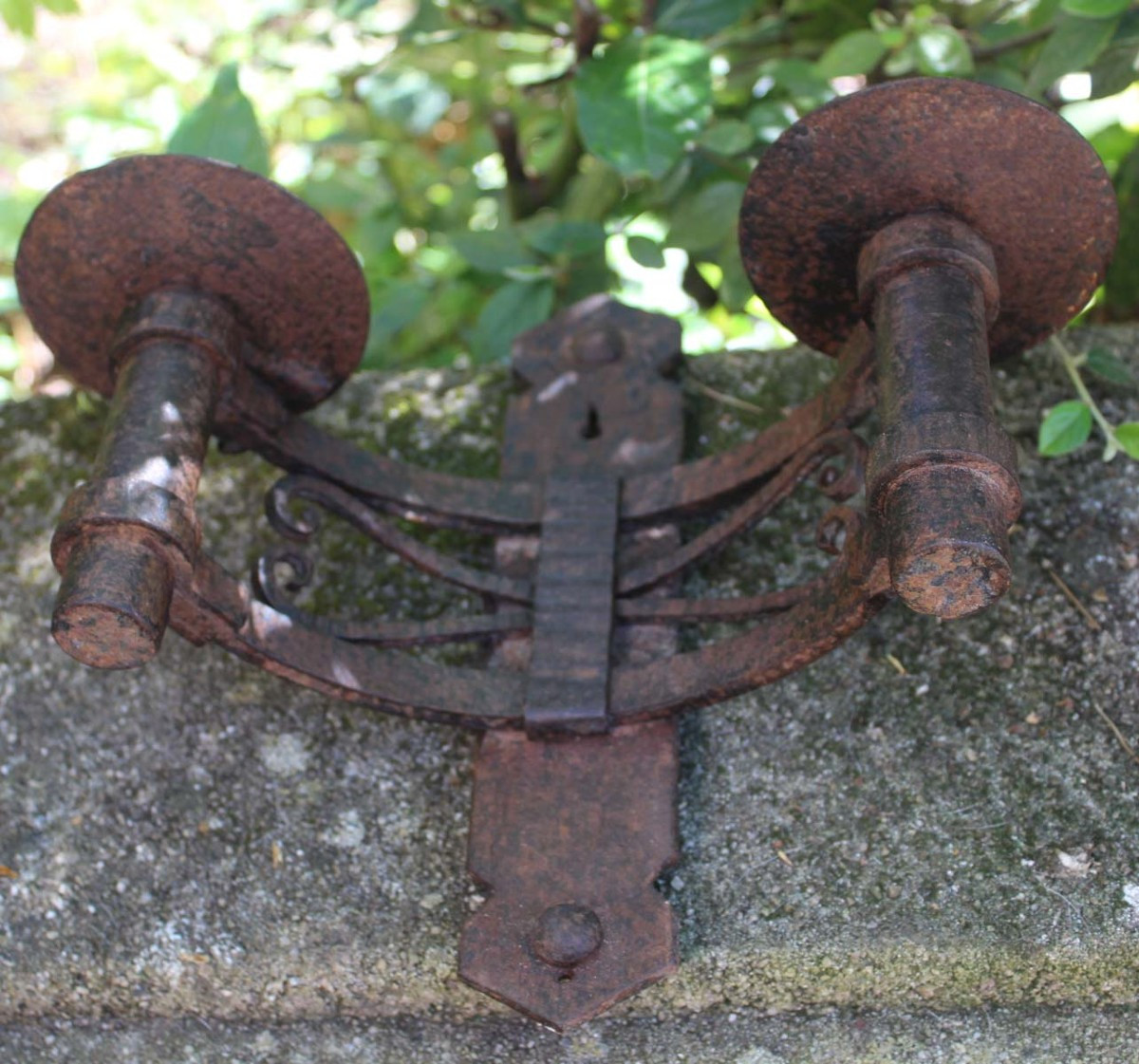 Wrought Iron Sconces 17th Century-photo-4