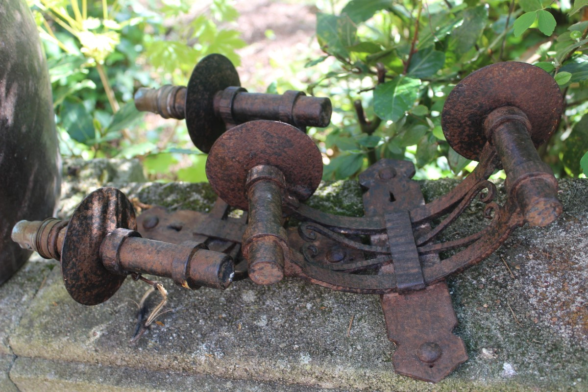 Wrought Iron Sconces 17th Century