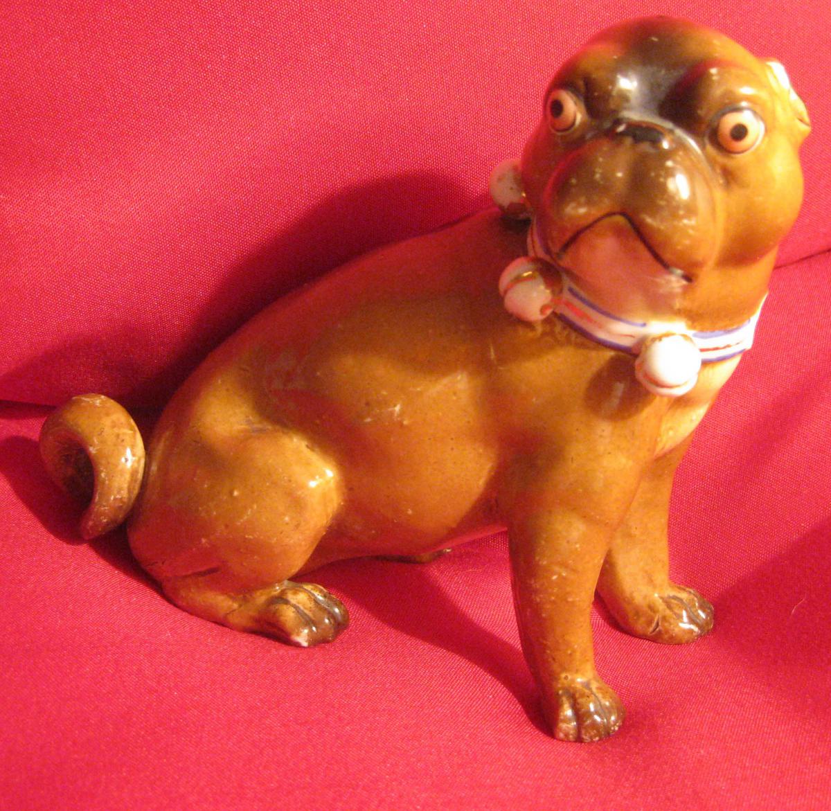 Porcelain Sculpture (pug)-photo-2