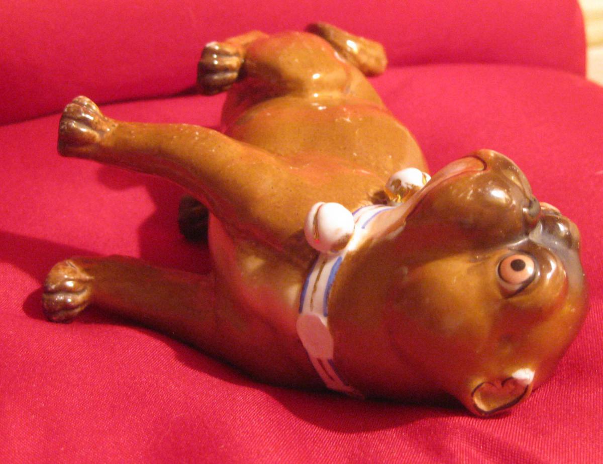 Porcelain Sculpture (pug)-photo-4