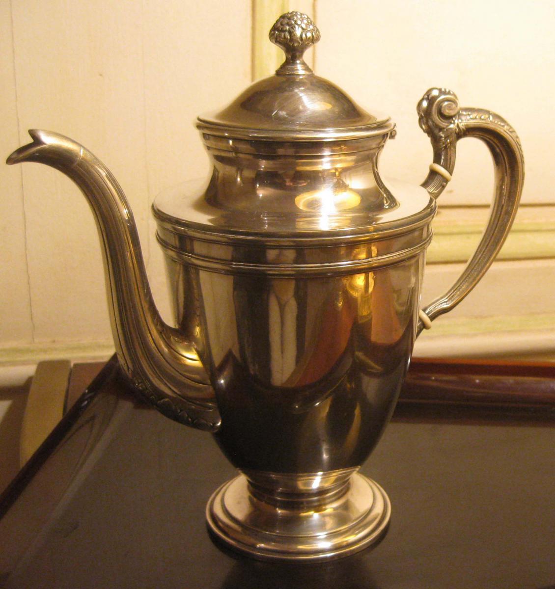 Coffee And Tea Service Silver Plated-photo-2