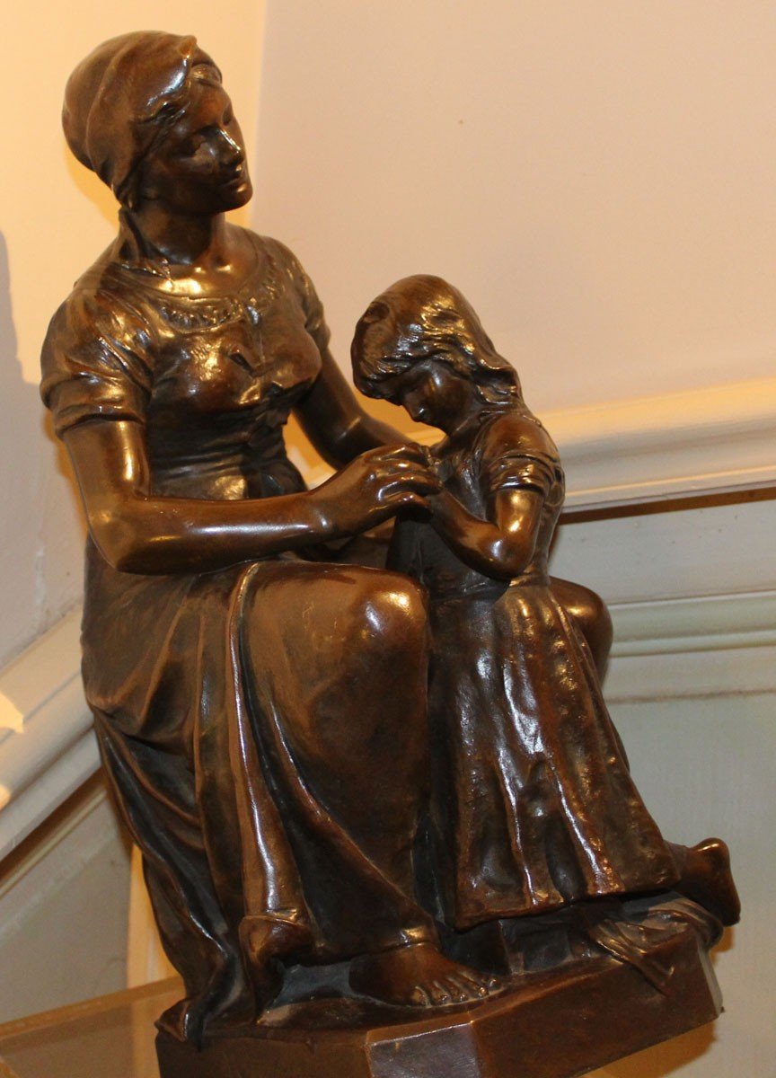 Sculpture en Bronze , signée Henri LEVASSEUR , 19ème siècle, Fondeur: SIOT