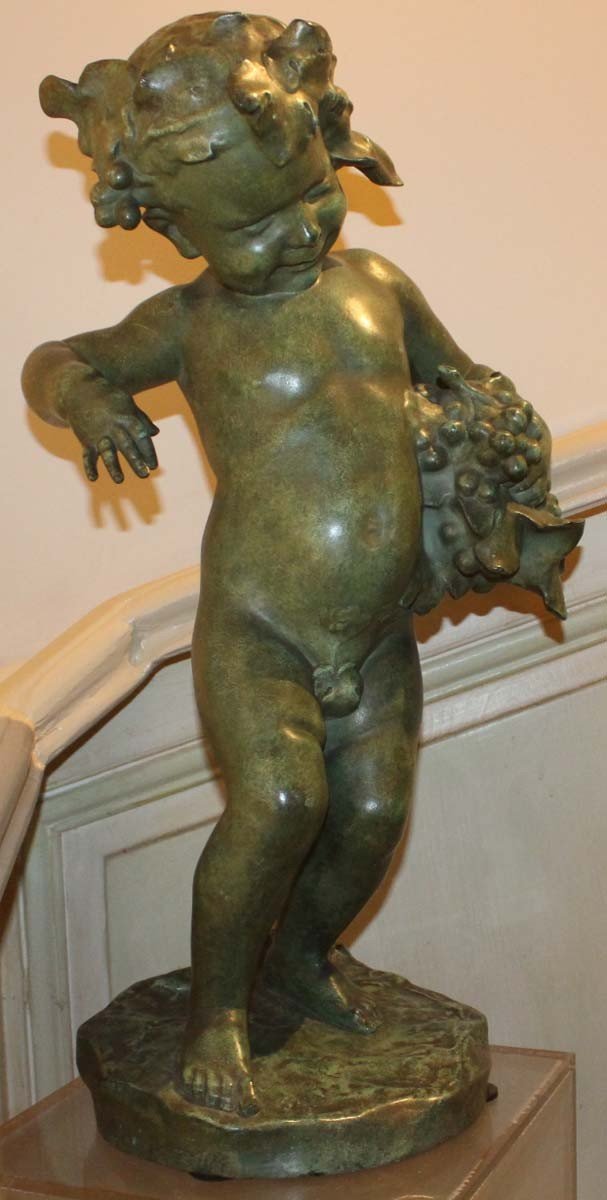 Sculpture BACCHUS bronze par Charles Louis MALRIC , Fondeur: SUSSE.