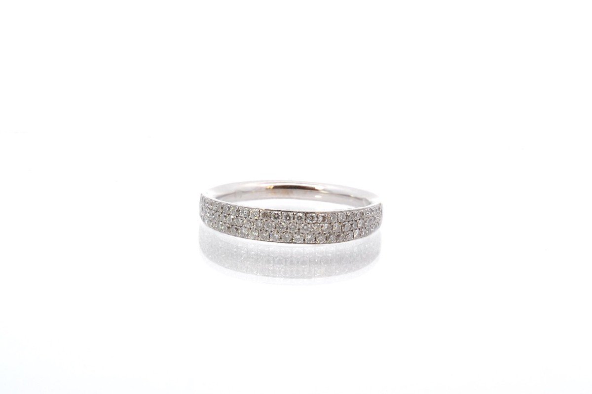 Bague Diamants En Or Blanc-photo-2