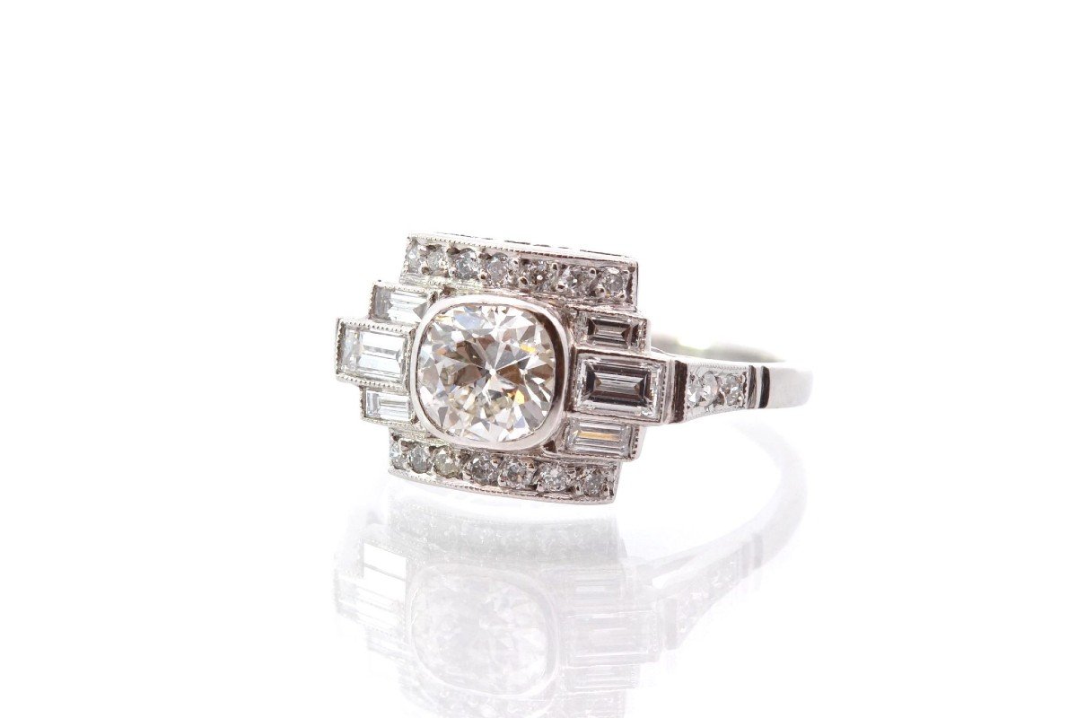 Vintage Art Deco Style Diamond Ring