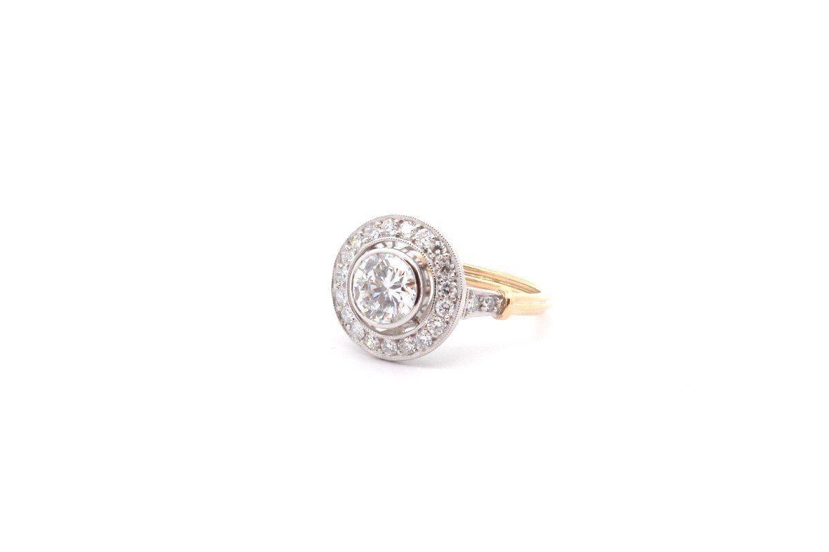 Bague Vintage Diamant 1,18cts D/vs2