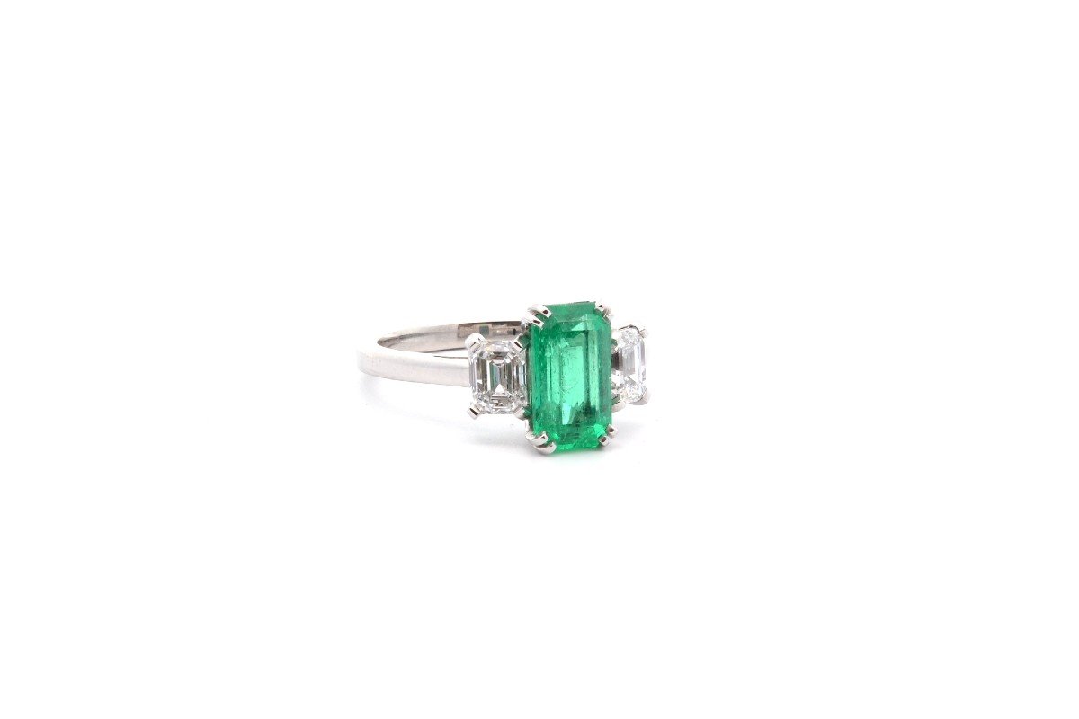 Emerald Ring 1.78cts And Diamonds-photo-3