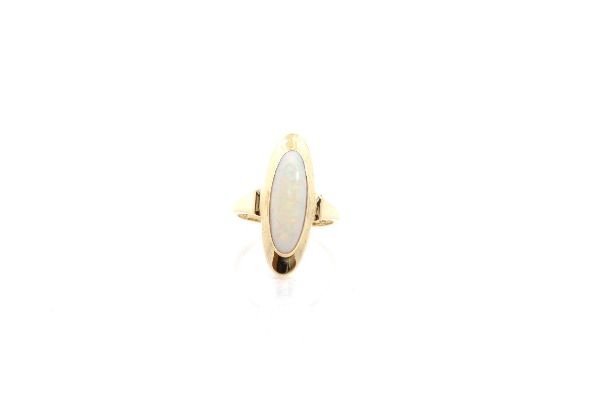 Vintage Opal Ring In 14k Gold-photo-2