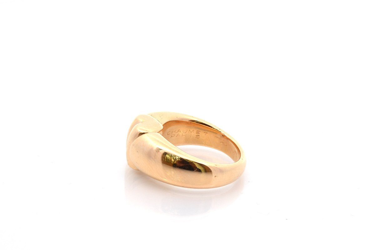 Chaumet Heart Ring In 18k Gold-photo-1