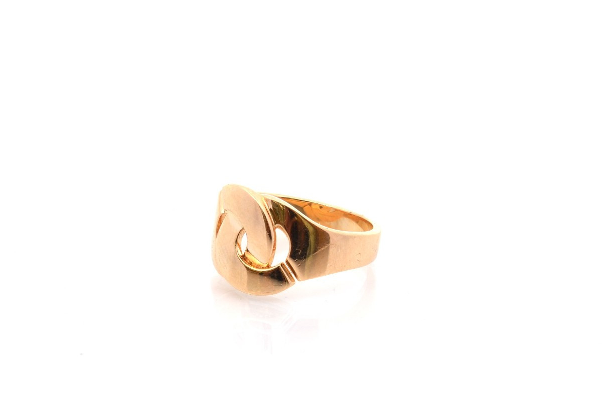 Bague Signée Dinh Van En Or 18k-photo-4