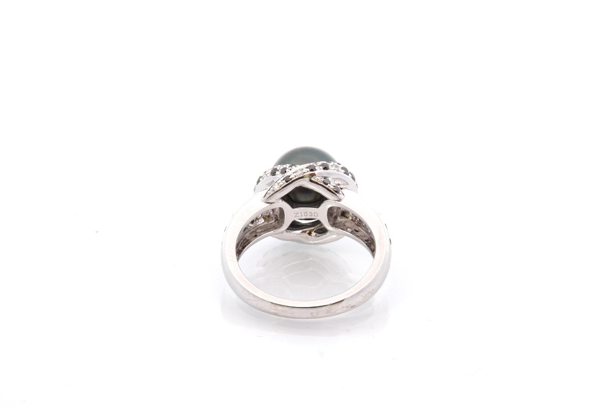 Mauboussin Diamond And Pearl Ring-photo-1