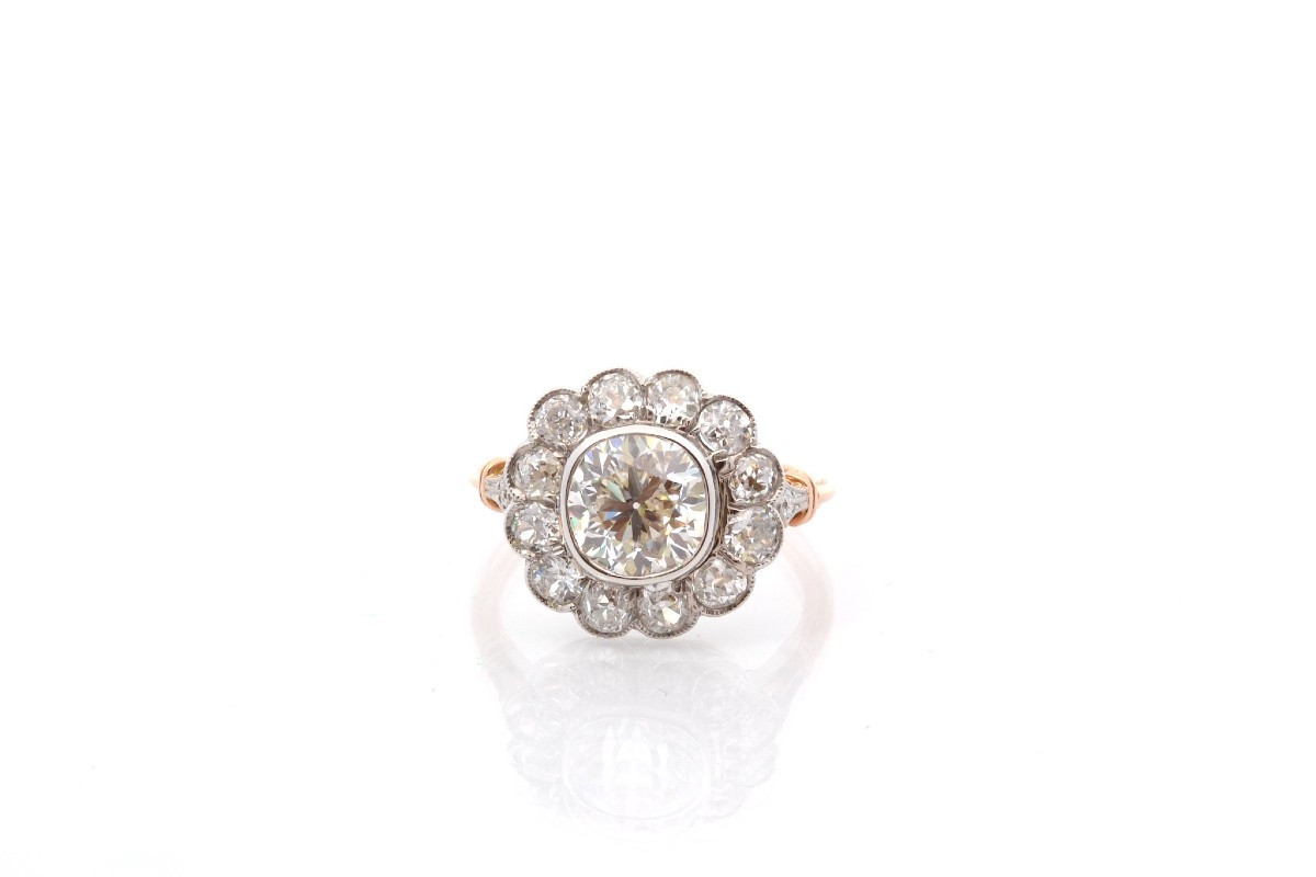 Vintage 2.07ct Diamond Ring-photo-2