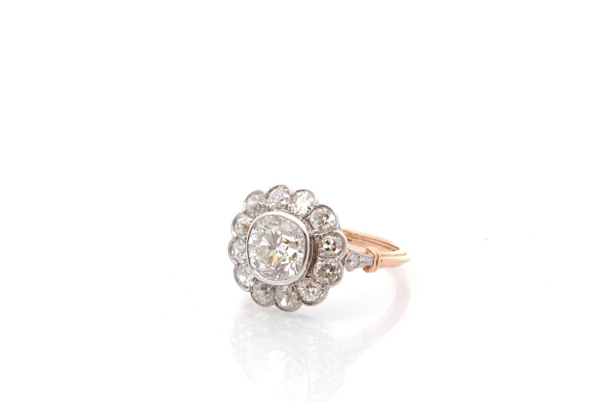 Vintage 2.07ct Diamond Ring-photo-4