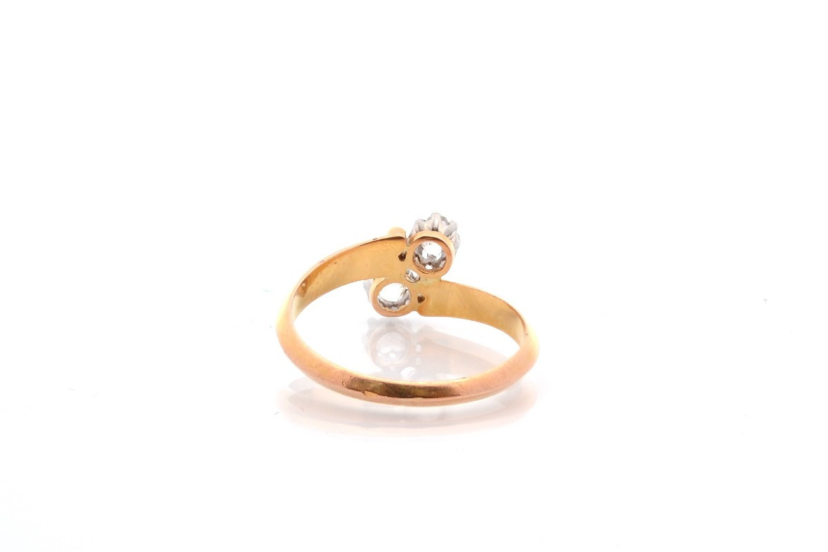 Bague Vintage Toi Et Moi Diamants-photo-1