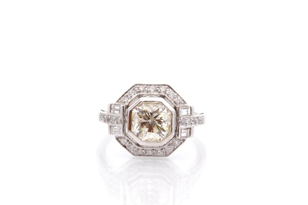 1.83ct M/vs2 Diamond Ring-photo-2
