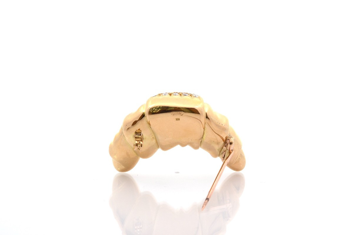 Broche Cartier diamants en or 18k-photo-3