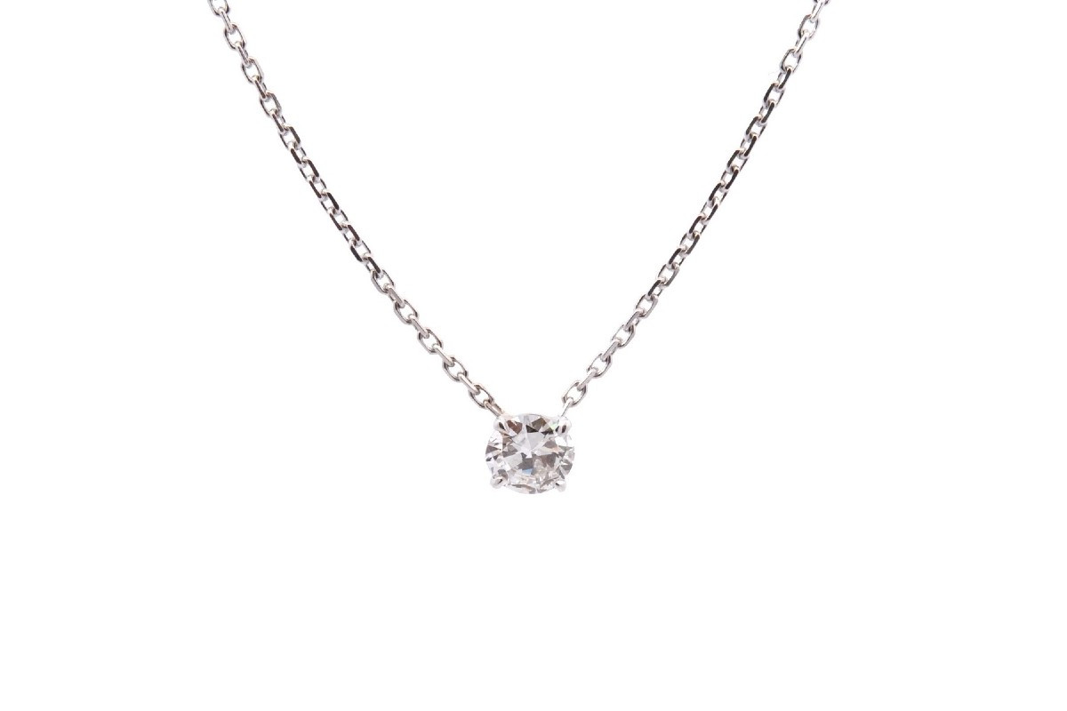 Collier diamant en or 18k