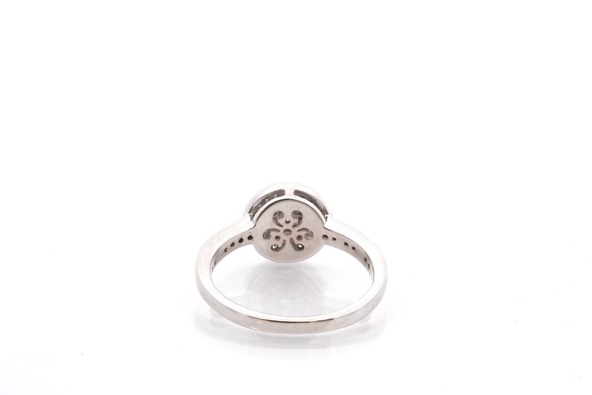 18k White Gold Diamond Ring-photo-1