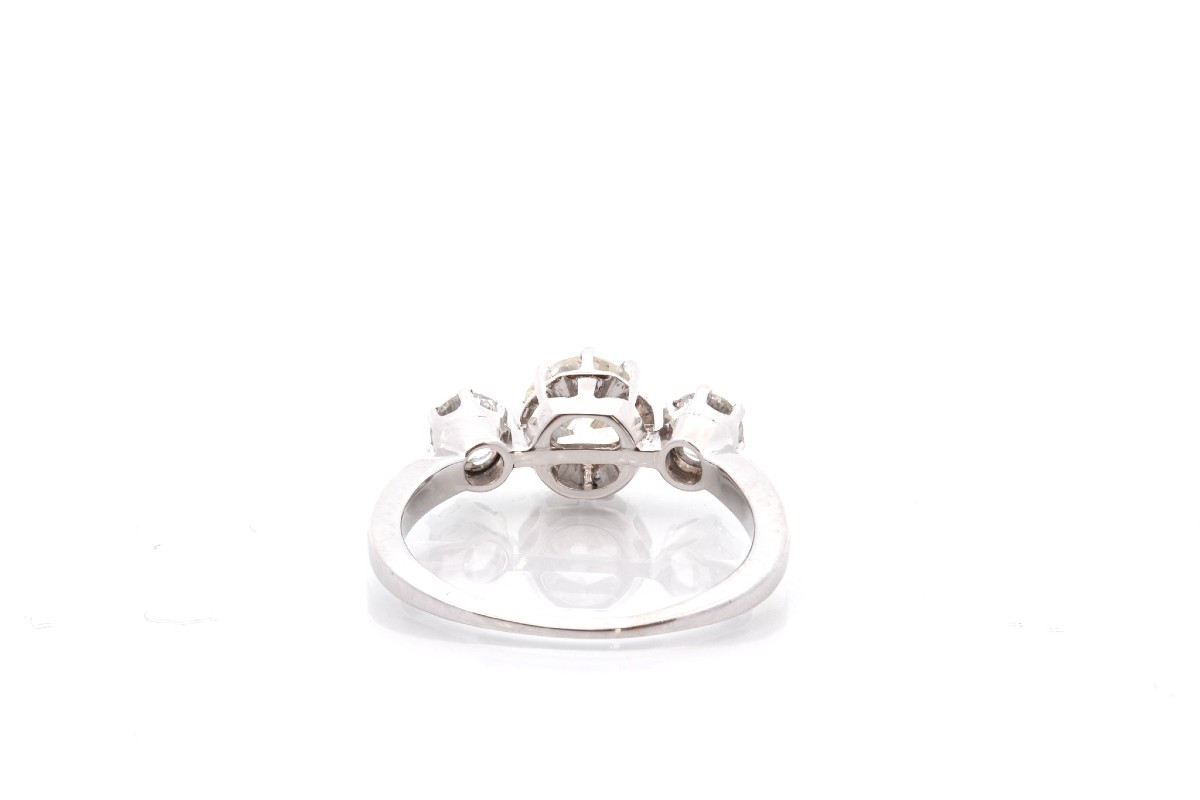 Bague vintage trois diamants-photo-1