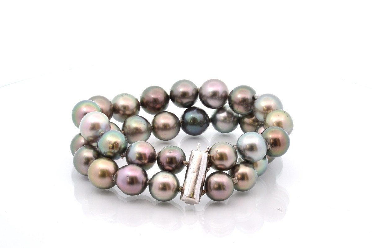 Bracelet perles de culture de Tahiti-photo-3